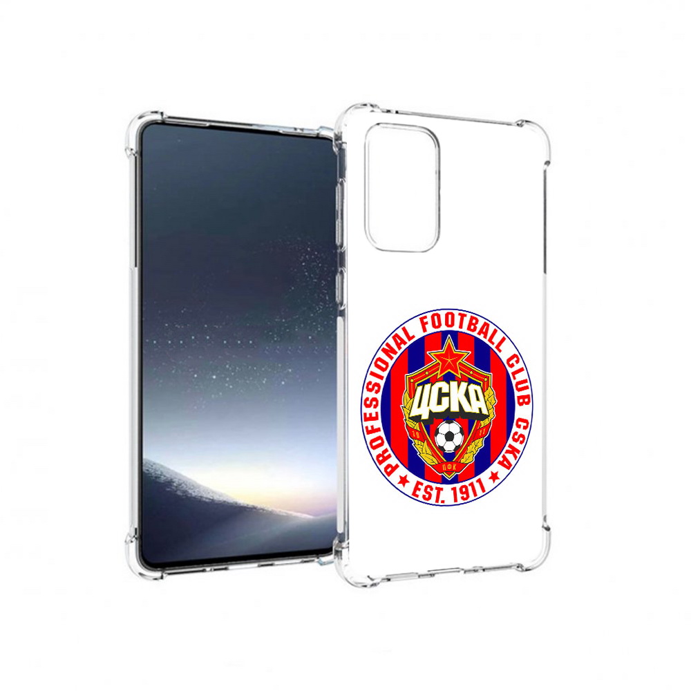 

Чехол MyPads Tocco для Samsung Galaxy A73 ФК ЦСК логотип (PT226913.548.178), Прозрачный, Tocco