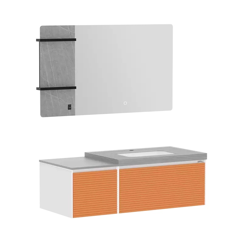 

Комплект мебели для ванной комнаты Xiaomi Diiib Tixiang Rock Board Bathroom Cabinet 1200мм, Белый;оранжевый;серый, DXYSG003-1200