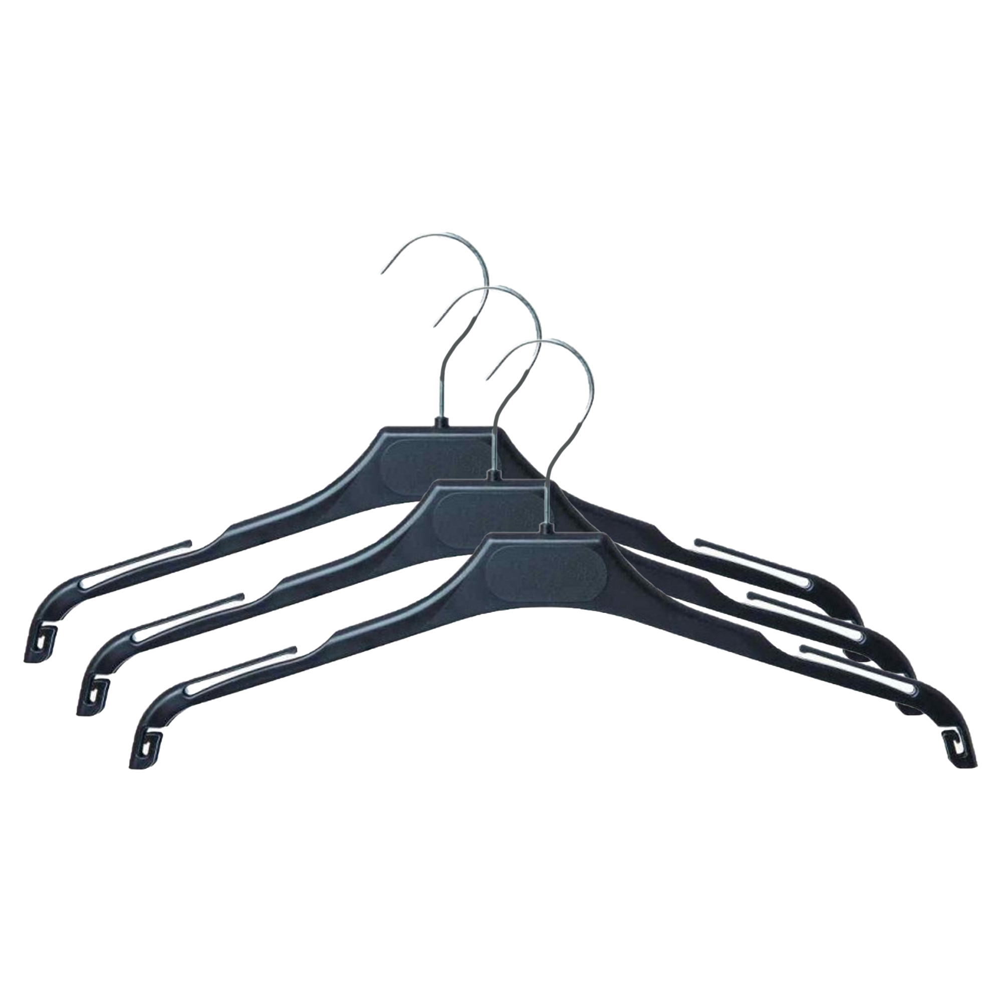 

Вешалка-плечики VP легкая Attache С019 (44), для блузок пласт,чер, р.44-46 3 штуки