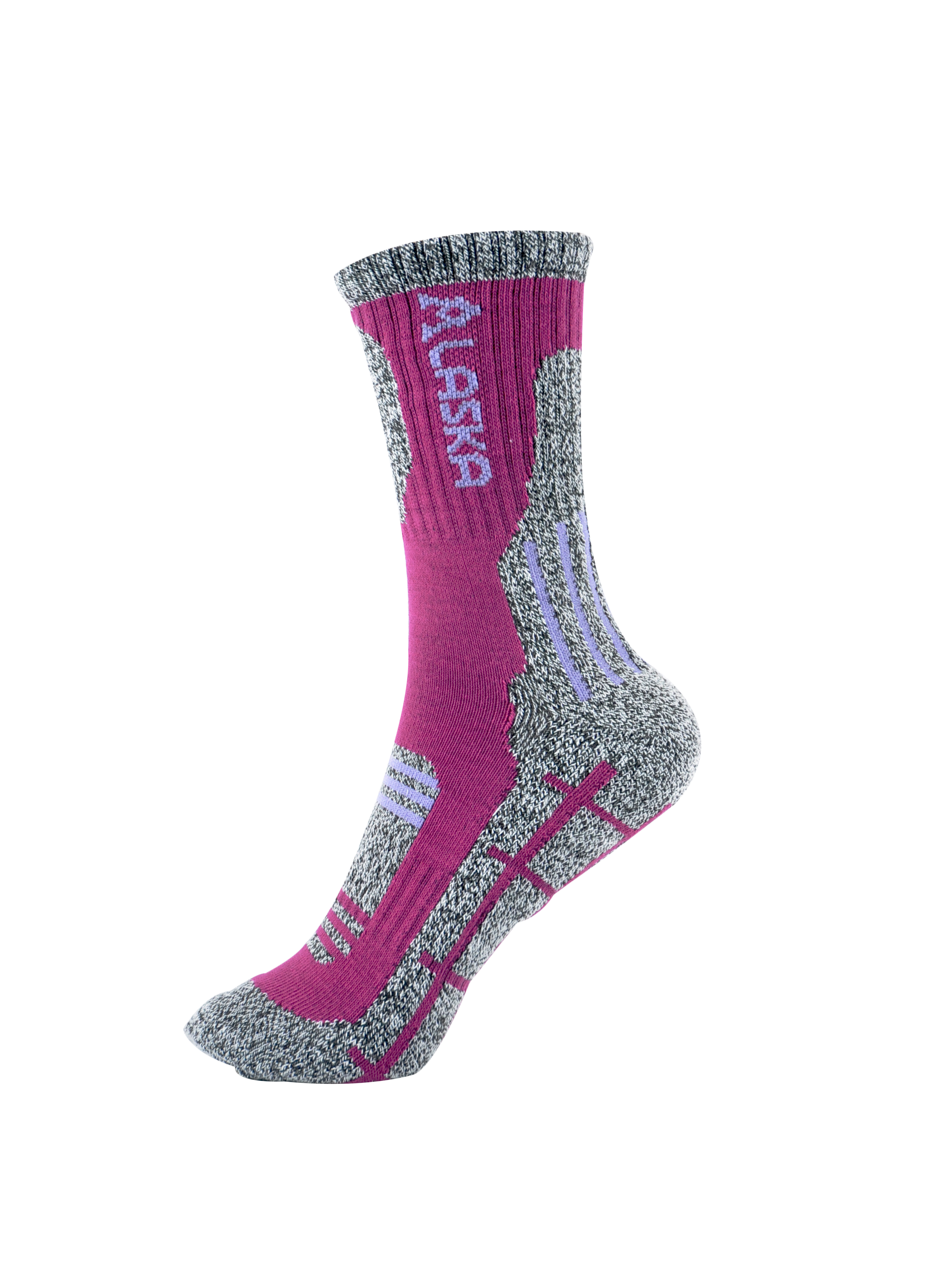 Женские термоноски Аляска, бордовый, размер 37-41