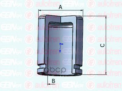 

Поршень Тормозного Суппорта | Перед | D45 Seinsa Autofren арт. D025317