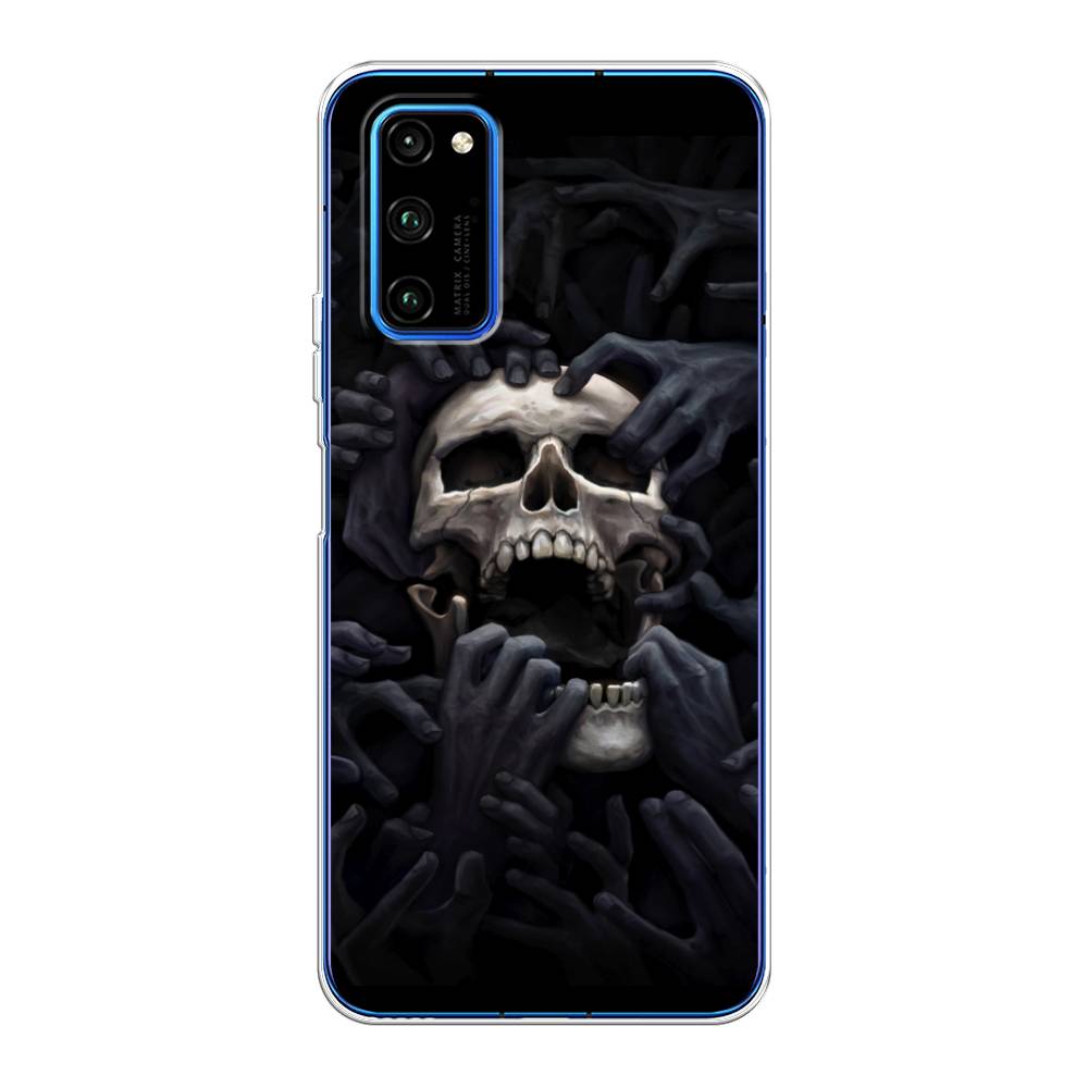 

Чехол Awog на Huawei Honor V30 Pro "Череп 29", Черный;серый, 611450-9