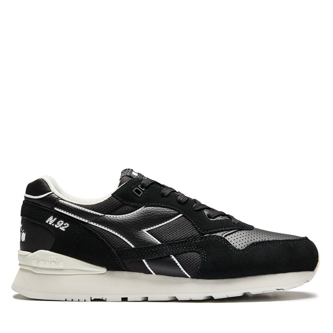 

Кроссовки мужские Diadora N.92 Advance черные 44.5 EU, Черный, N.92 Advance