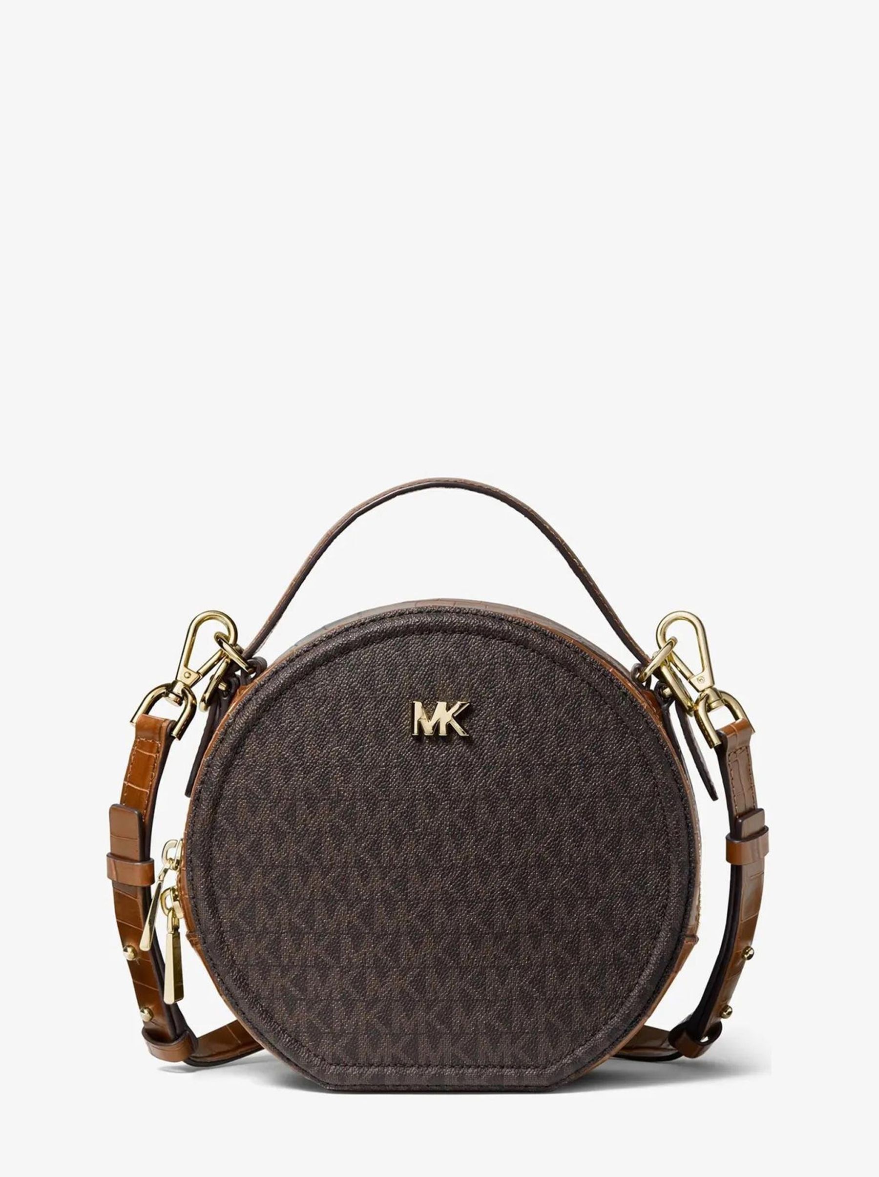 

Сумка женская Michael Kors Delaney_B00162 коричневая, Белый, Delaney_B00162
