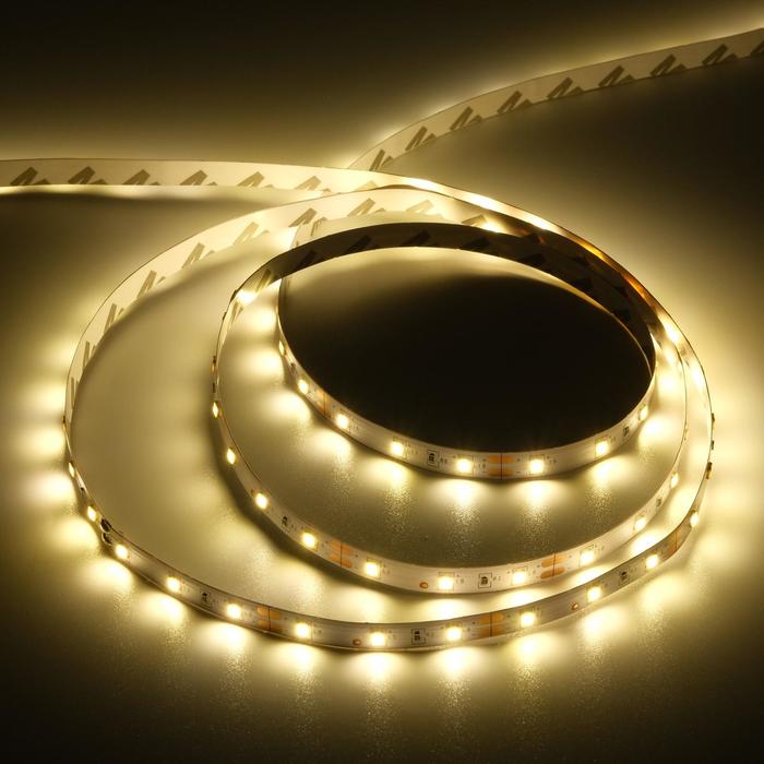 

Светодиодная лента Ecola PRO 5 м, IP20, SMD2835, 60 LED/м, 8 Вт/м, 12 В, 2800К