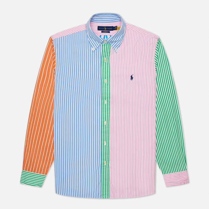 фото Рубашка мужская polo ralph lauren 710-844564 голубая s