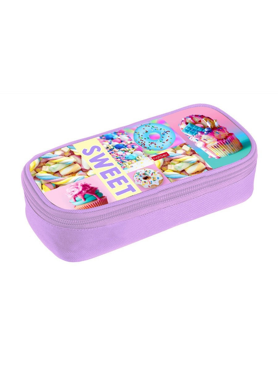 

Пенал Hatber 205х95х45мм 1 отделение на молнии -Sweets, 205х95х45мм 1 отделение на молнии -Sweets