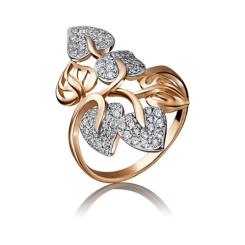 

Кольцо из золота р. 21 PLATINA jewelry 01-3653-00-401-1110-24, фианит, 01-3653-00-401-1110-24