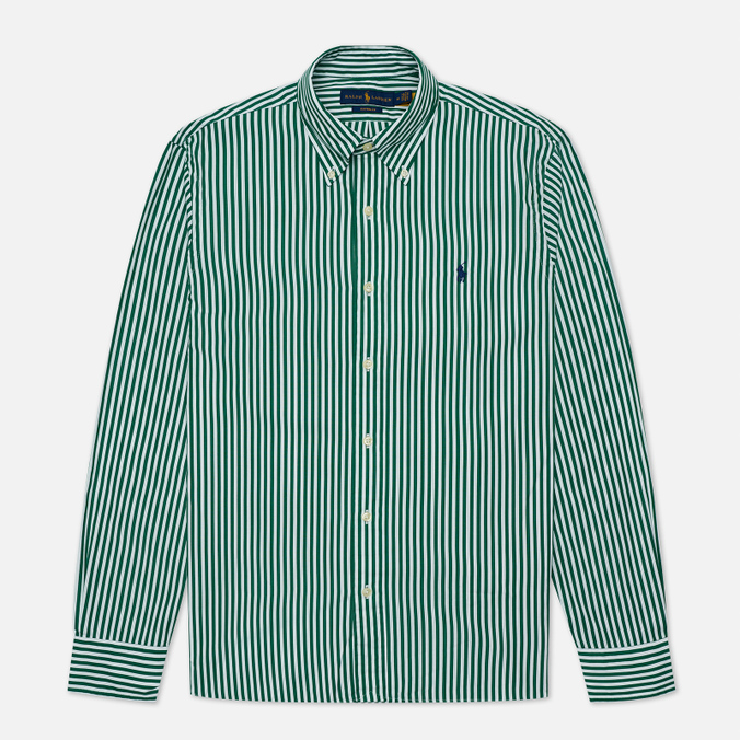 

Рубашка мужская Polo Ralph Lauren 710-844562 зеленая L, 710-844562