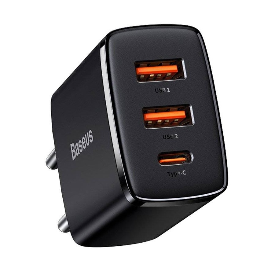 

Сетевое зарядное устройство Baseus Compact Quick Charger, 3 А, черный (CCXJ-E01), Compact Quick Charger