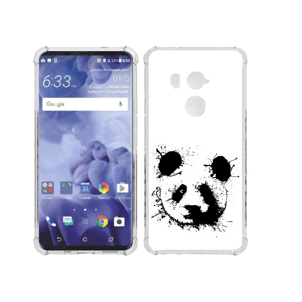 

Чехол MyPads Tocco для HTC U11 Plus клякса-панда, Прозрачный, Tocco