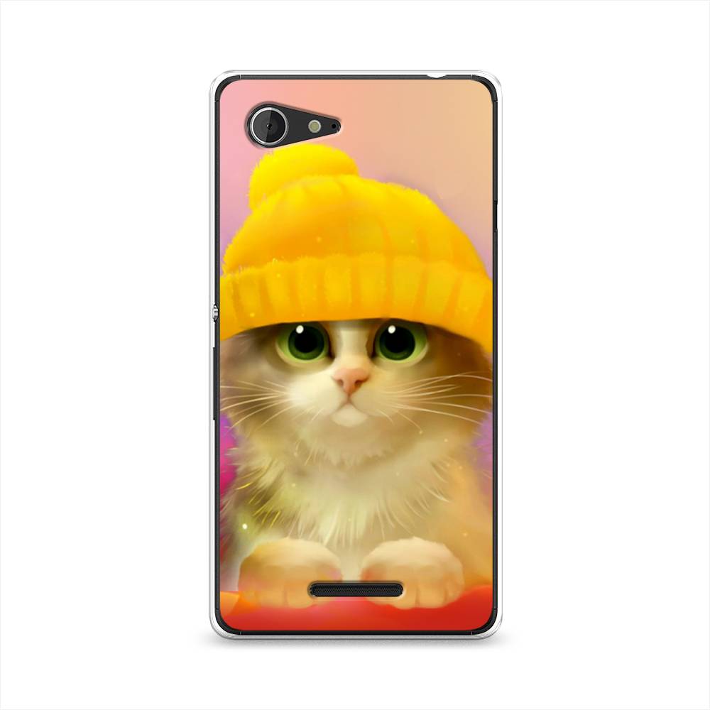 

Чехол Awog "Котенок в желтой шапке" для Sony Xperia E3, 52750-2