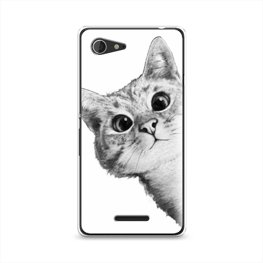 

Чехол Awog "Кот рисунок черно-белый" для Sony Xperia E3, 52750-1