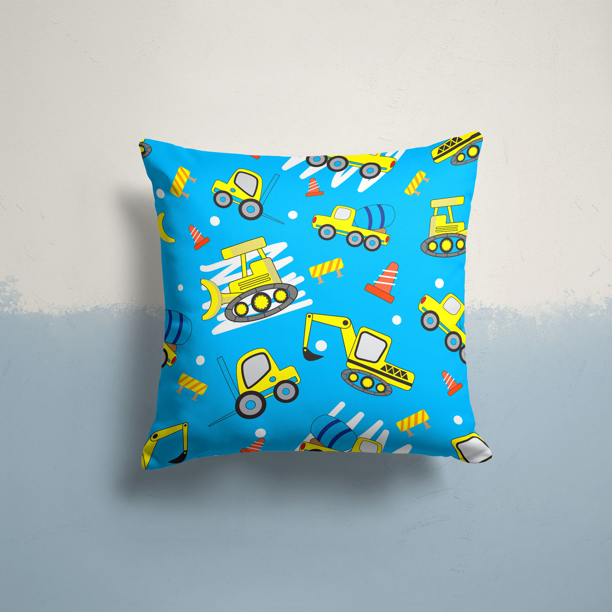 

Наволочка декоративная из габардина на молнии 45х45 см Разноцветная, Разноцветный