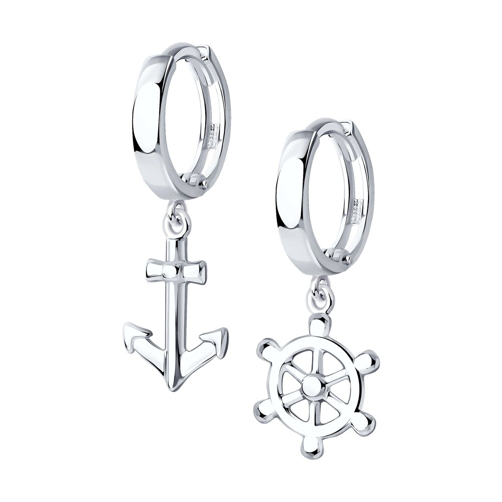 

Серьги конго из серебра SOKOLOV 94025686, 94025686