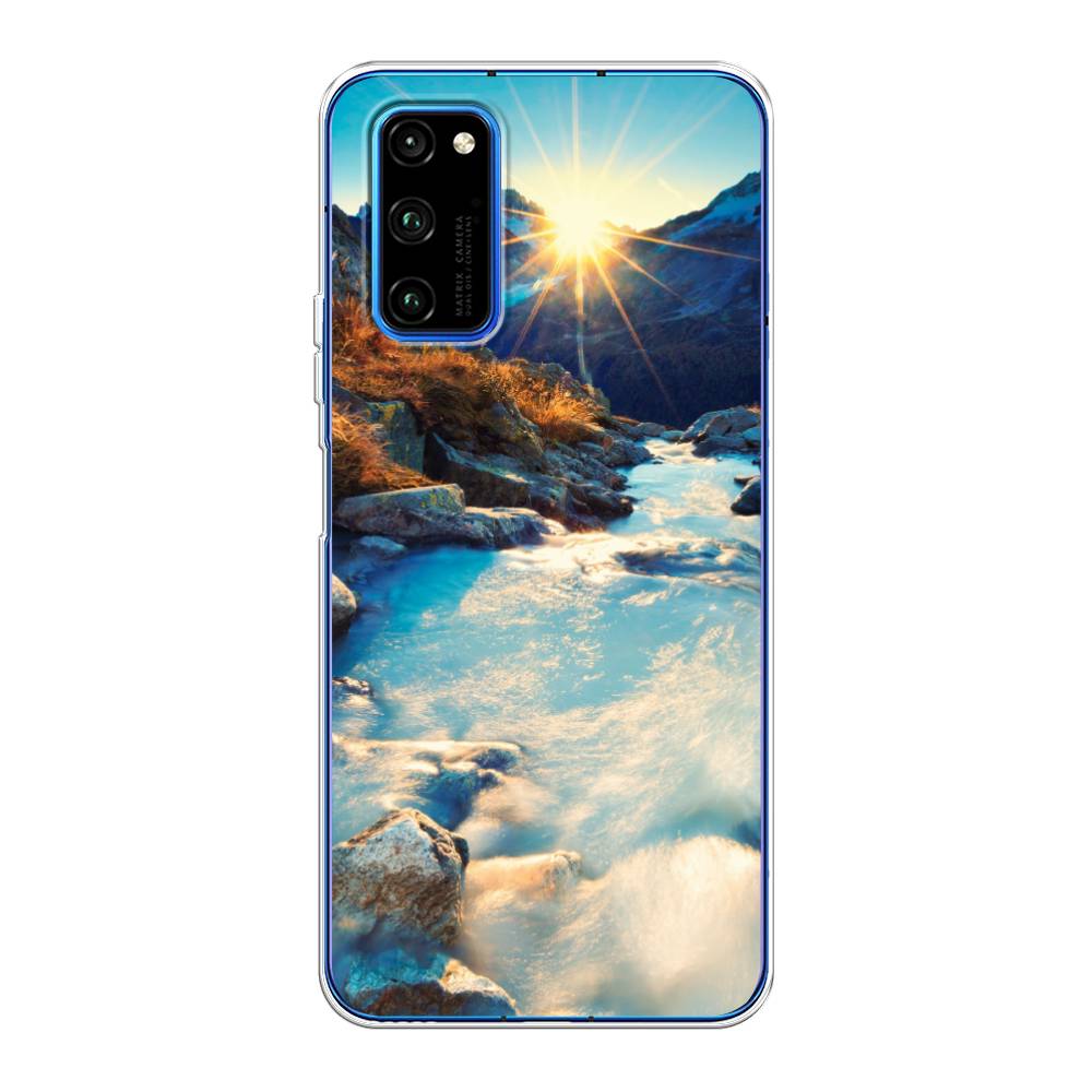

Чехол Awog на Huawei Honor V30 Pro "Восход 7", Коричневый;белый;голубой, 611450-4