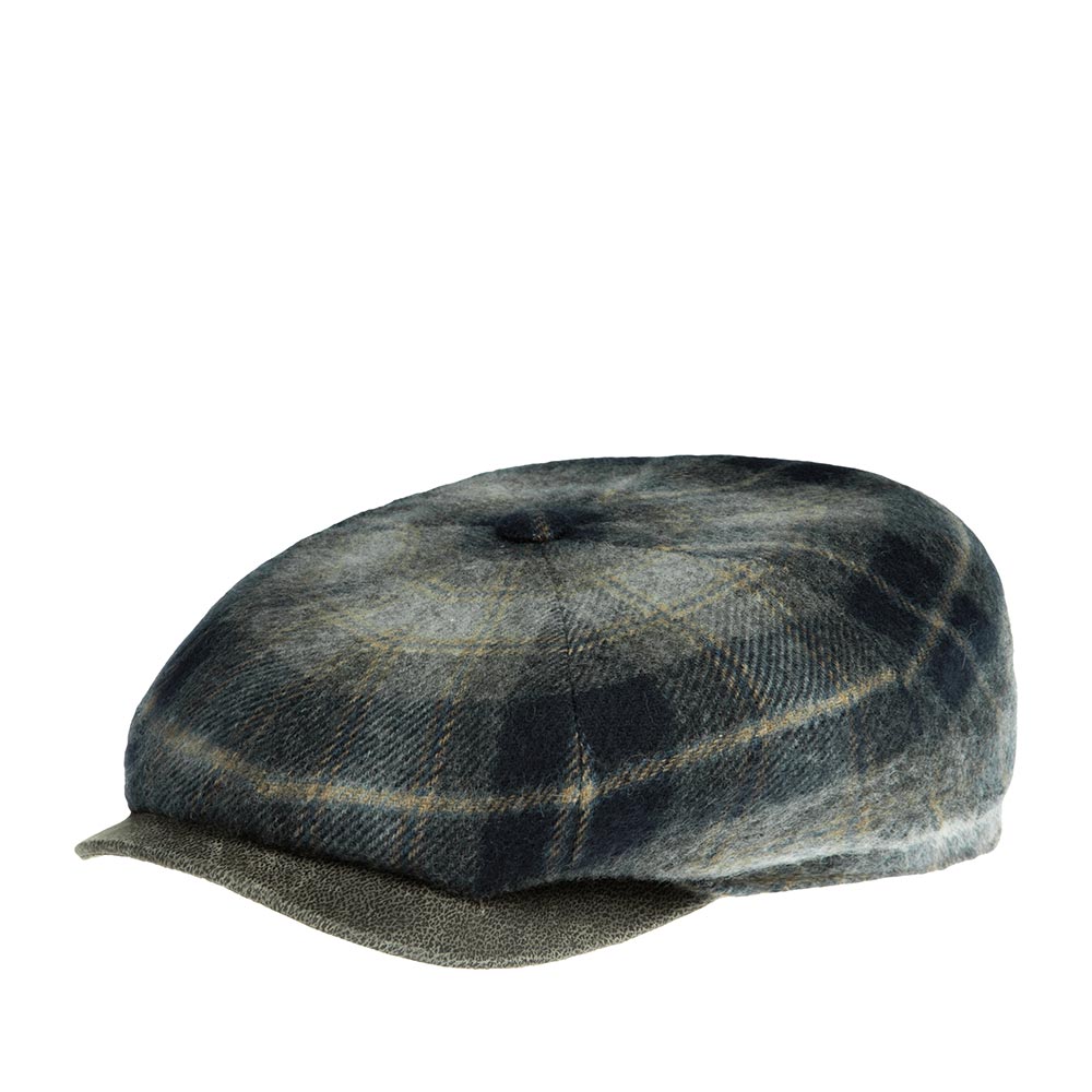 

Кепка восьмиклинка унисекс Stetson 6840327 HATTERAS LAMBSWOOL CHECK серая/синяя, р.56, Синий, 6840327 HATTERAS LAMBSWOOL CHECK