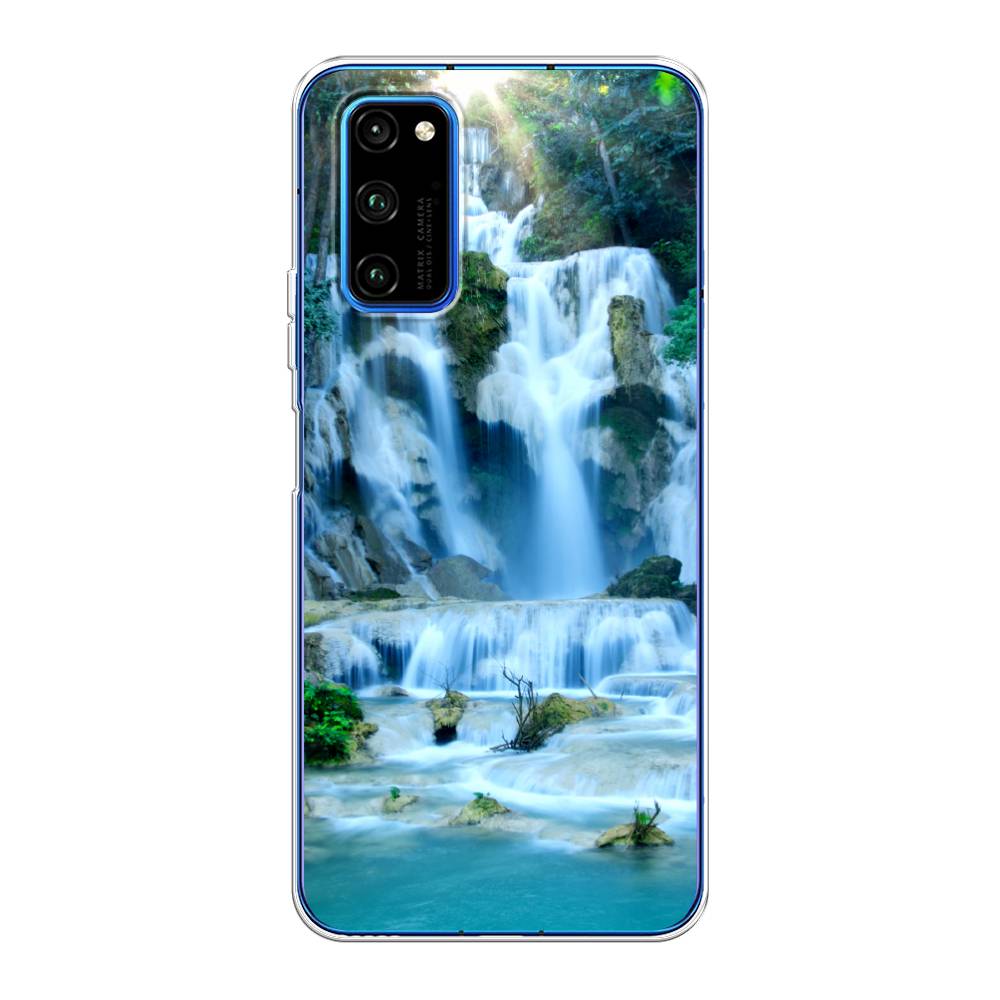 

Чехол Awog на Huawei Honor V30 Pro "Водопад 8", Голубой;зеленый, 611450-4