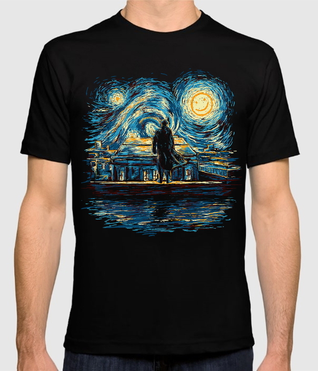 

Футболка мужская DreamShirts Studio Шерлок Холмс - Звездная Ночь - 2 черная L, Черный, Шерлок Холмс - Звездная Ночь - 2