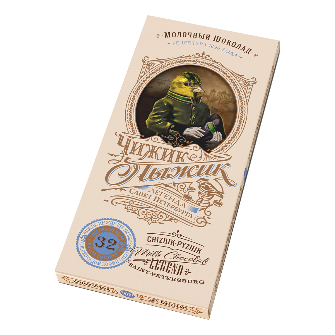 

Шоколад ShokoBox Чижик Пыжик молочный 92 г