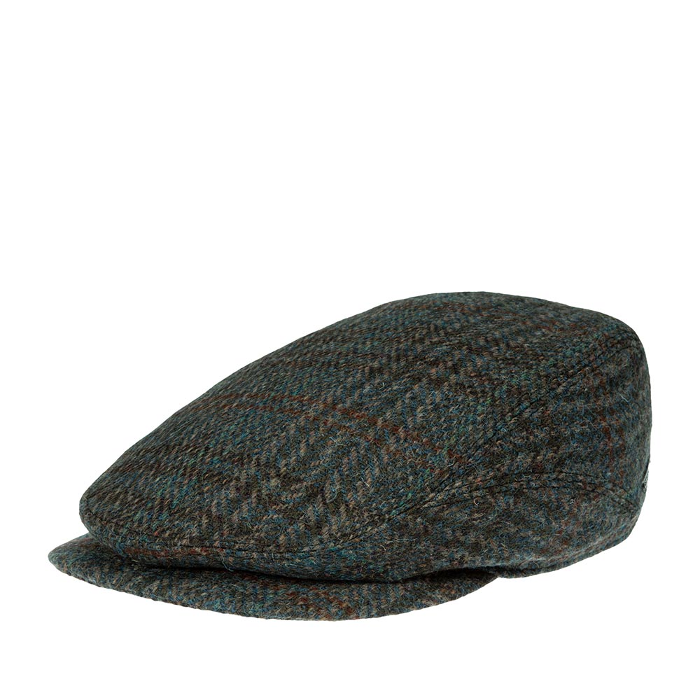 

Кепка реглан унисекс Stetson 6380512 DRIVER HARRIS TWEED синяя/зеленая, р.61, Зеленый, 6380512 DRIVER HARRIS TWEED