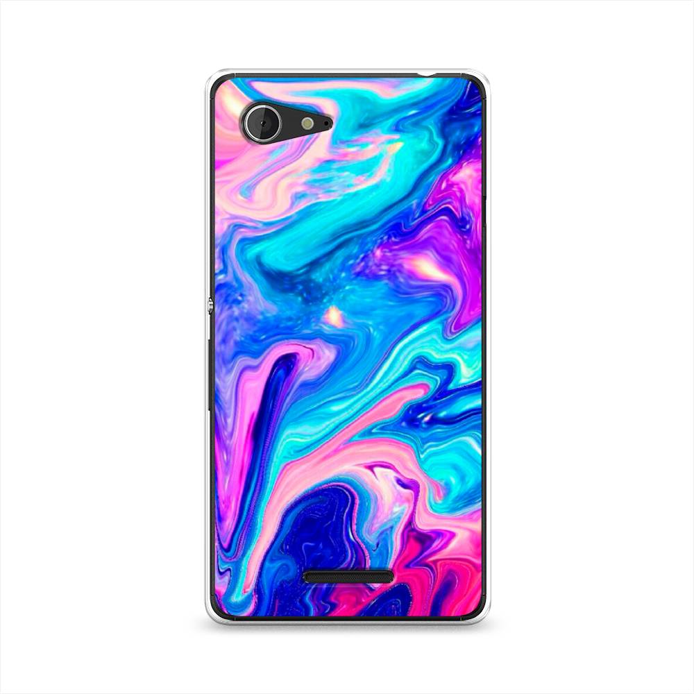 

Чехол Awog "Потеки краски" для Sony Xperia E3, 52750-10