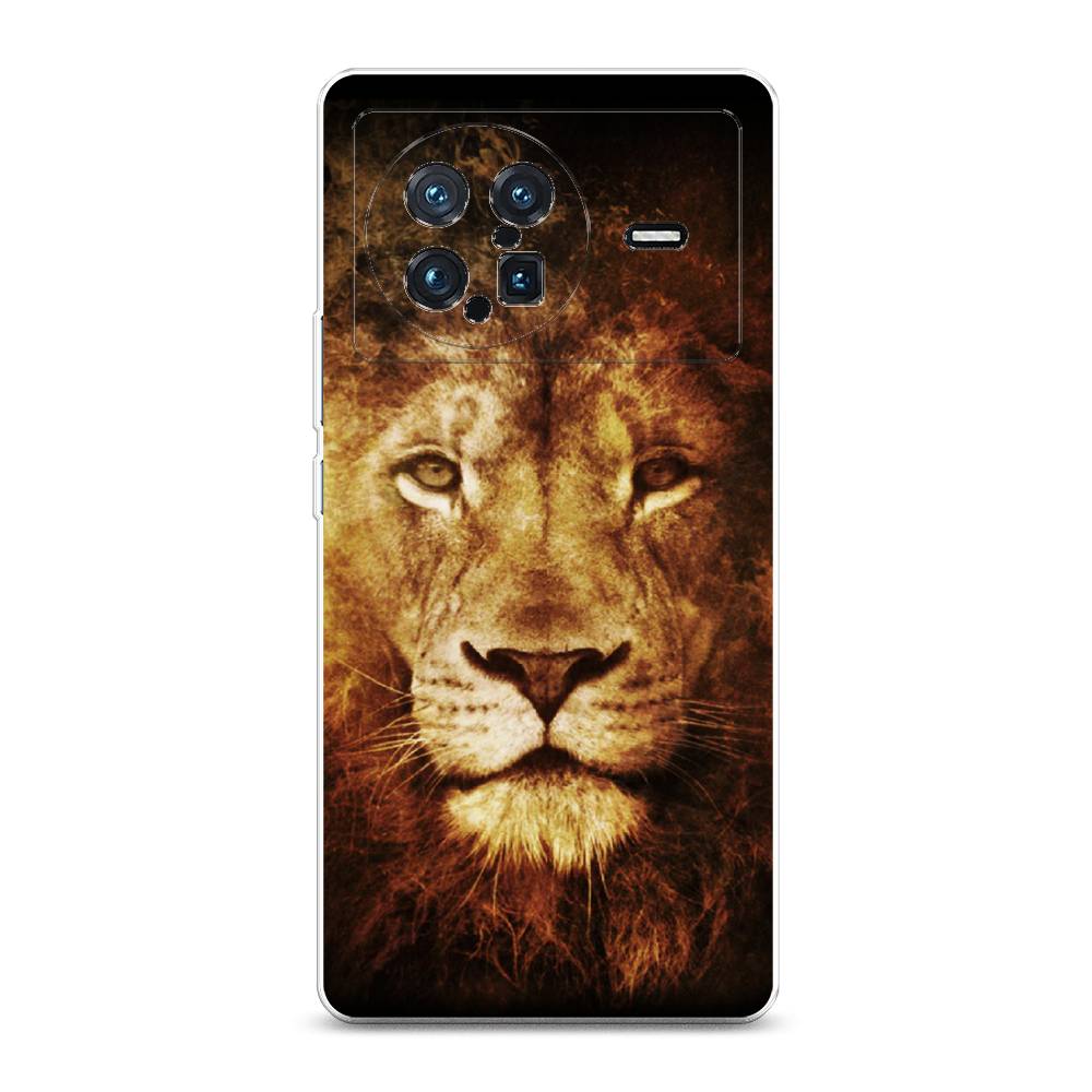 

Чехол на Vivo X Note "Лев", Черный;коричневый;желтый, 266950-6