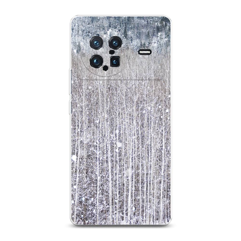 

Чехол на Vivo X Note "Снежный лес", Бежевый;серый;белый, 266950-5
