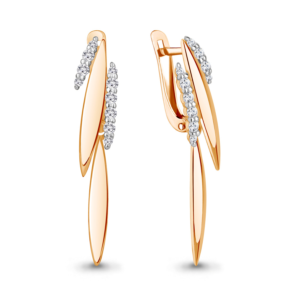 

Серьги из серебра с фианитом Aquamarine Aquamarine 49772А_925_з, 49772А_925_з