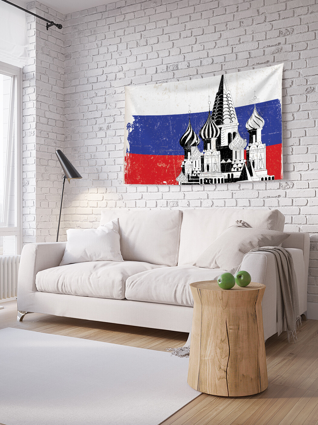 

Горизонтальное фотопанно JoyArty Собор в Москве, из ткани, 100х150 см