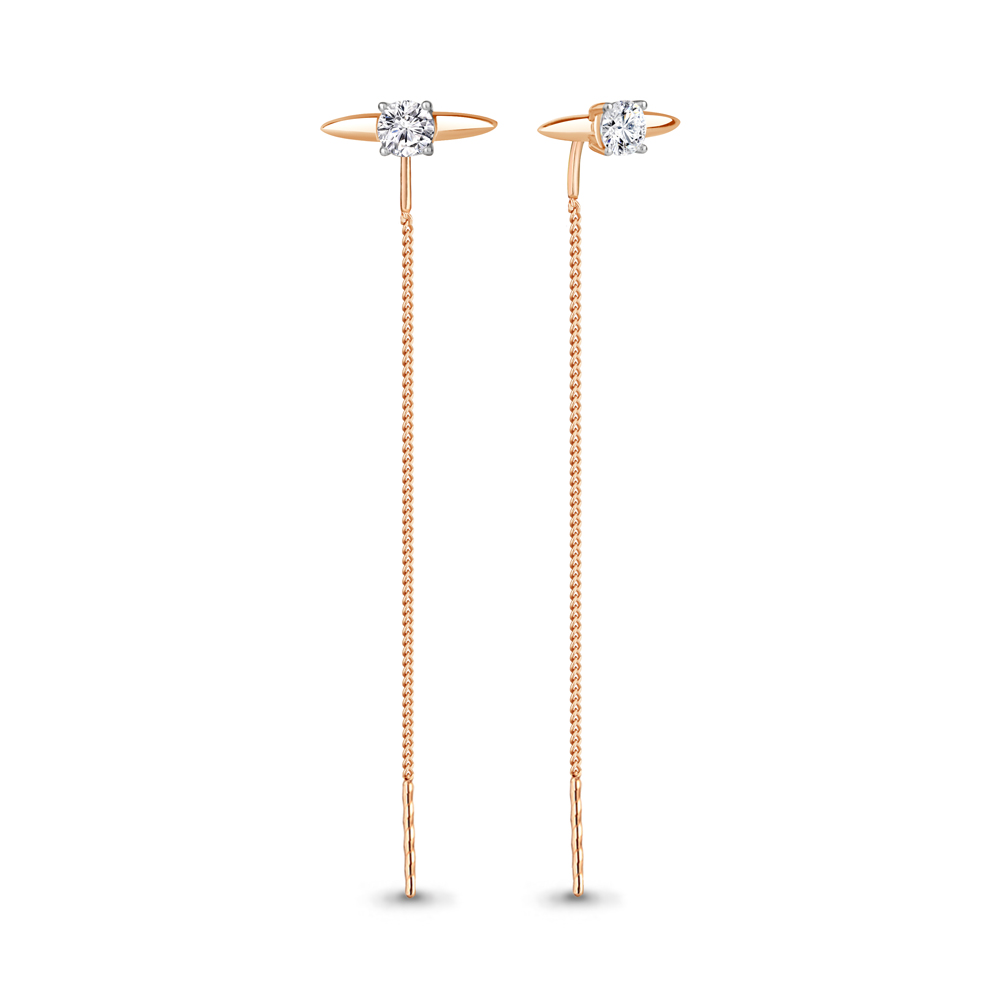 

Серьги из серебра с фианитом Aquamarine Aquamarine 49770А_925_з, 49770А_925_з