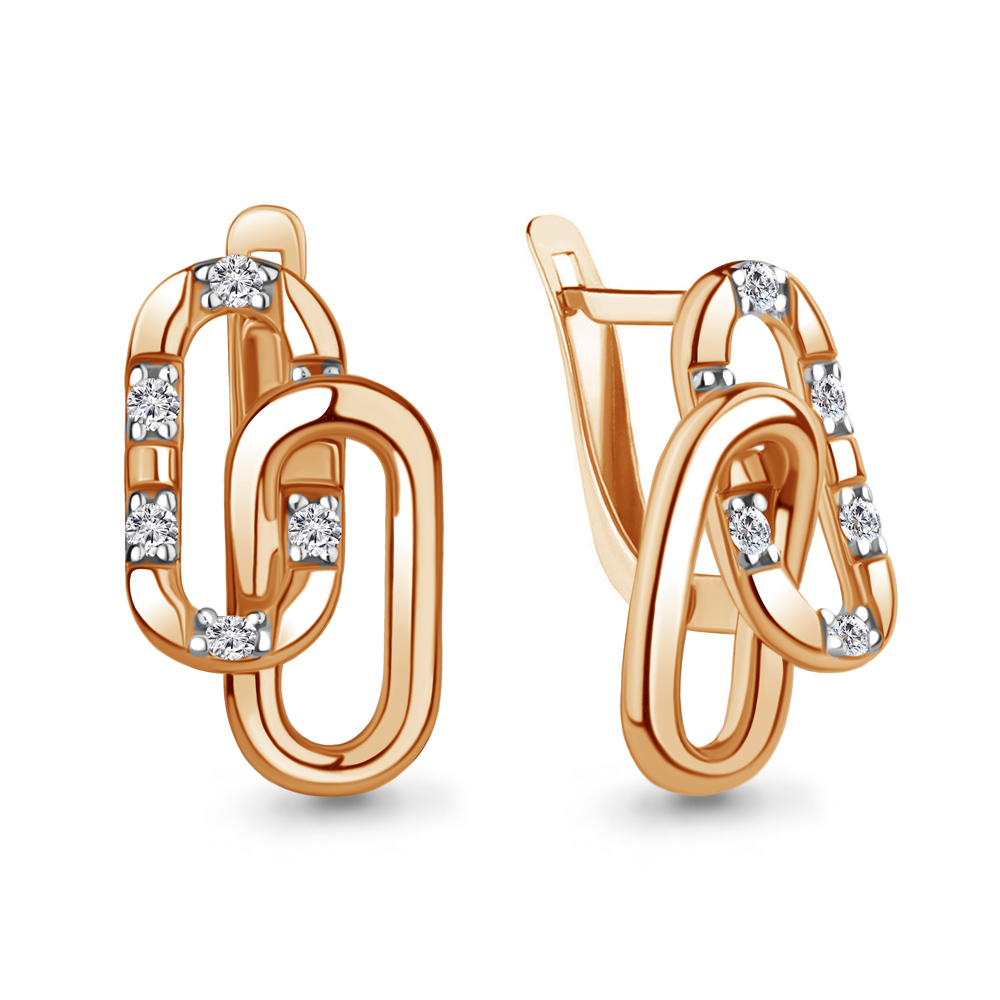 

Серьги из серебра с фианитом Aquamarine Aquamarine 49768А_925_з, 49768А_925_з