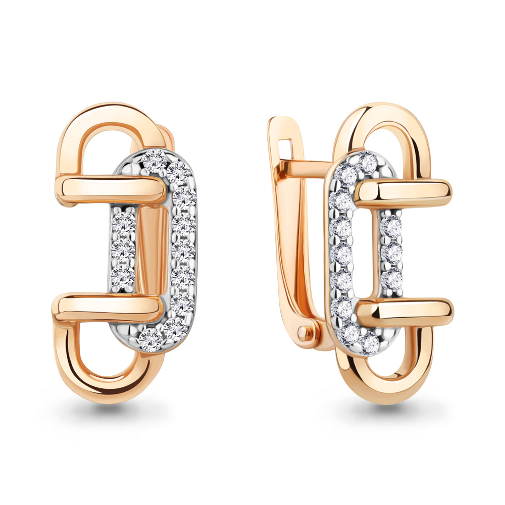 

Серьги из серебра с фианитом Aquamarine Aquamarine 49767А_925_з, 49767А_925_з
