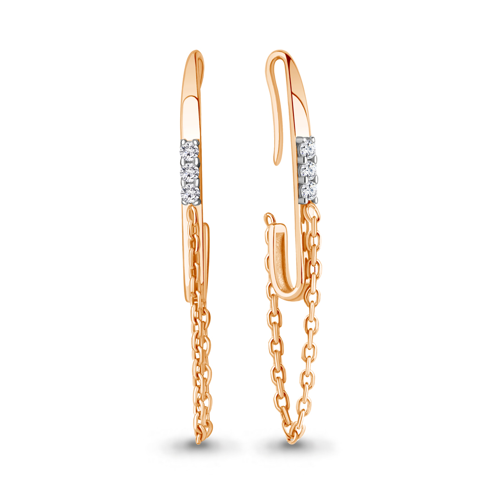 

Серьги из серебра с фианитом Aquamarine Aquamarine 49763А_925_з, 49763А_925_з