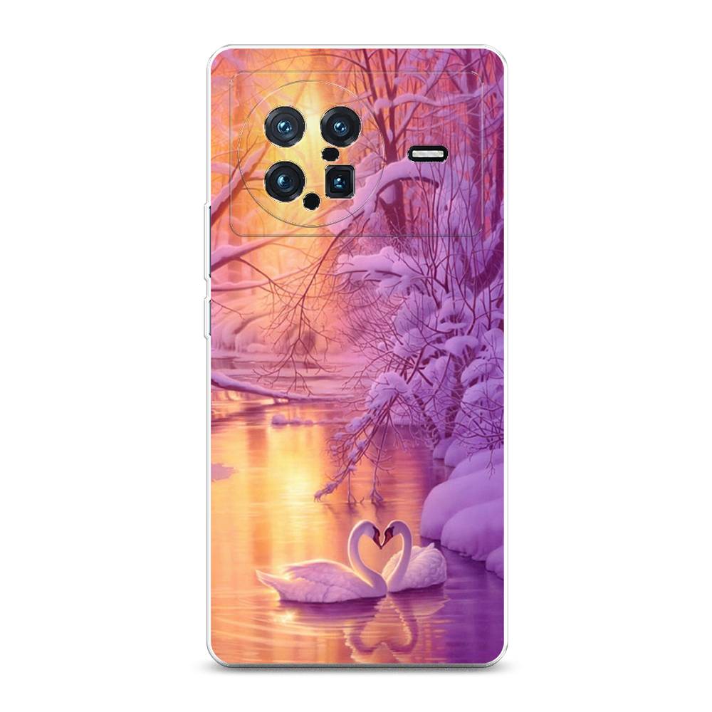 

Чехол на Vivo X Note "Зима 1", Фиолетовый;желтый, 266950-2