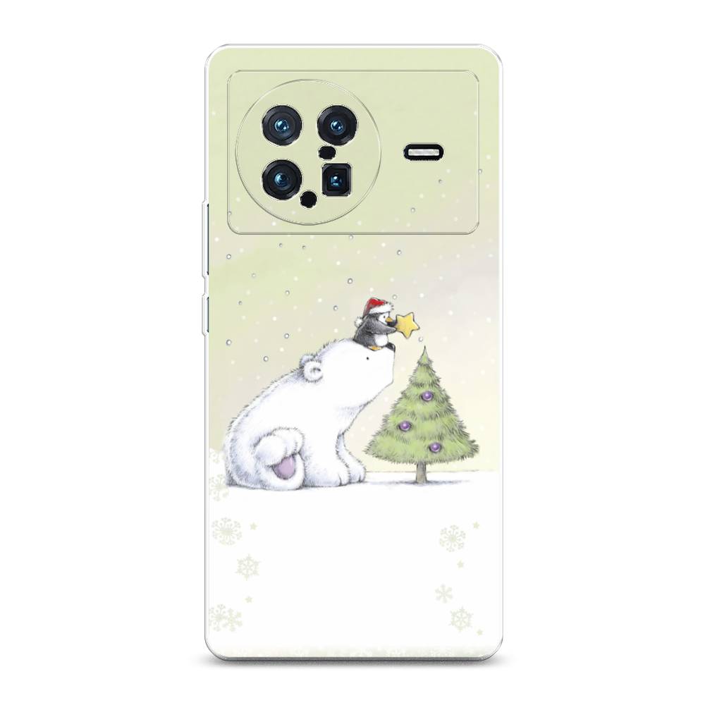 

Чехол на Vivo X Note "Украшение елки", Белый;бежевый, 266950-5