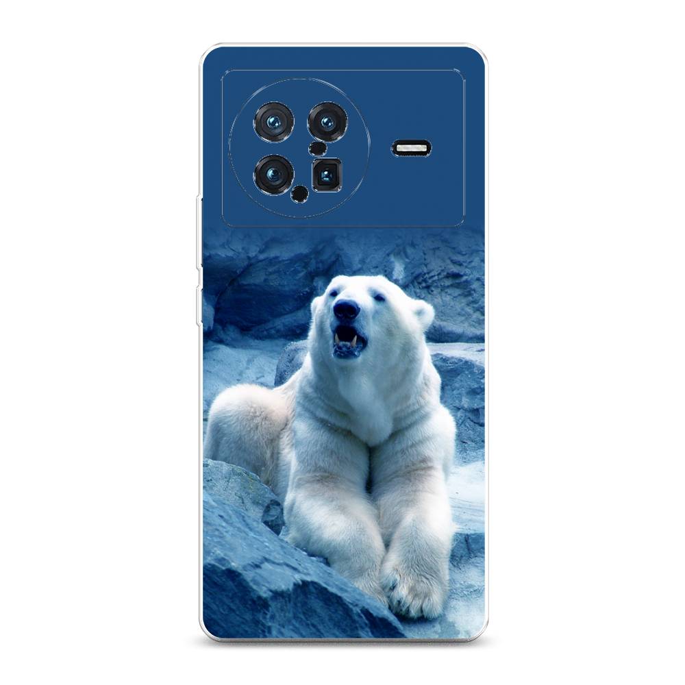 

Чехол на Vivo X Note "Белый медведь", Голубой;белый, 266950-1
