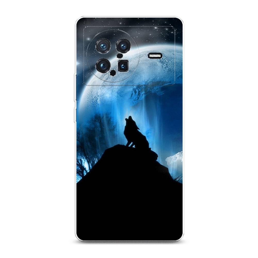 

Чехол на Vivo X Note "Волк 2", Синий;черный;белый, 266950-1