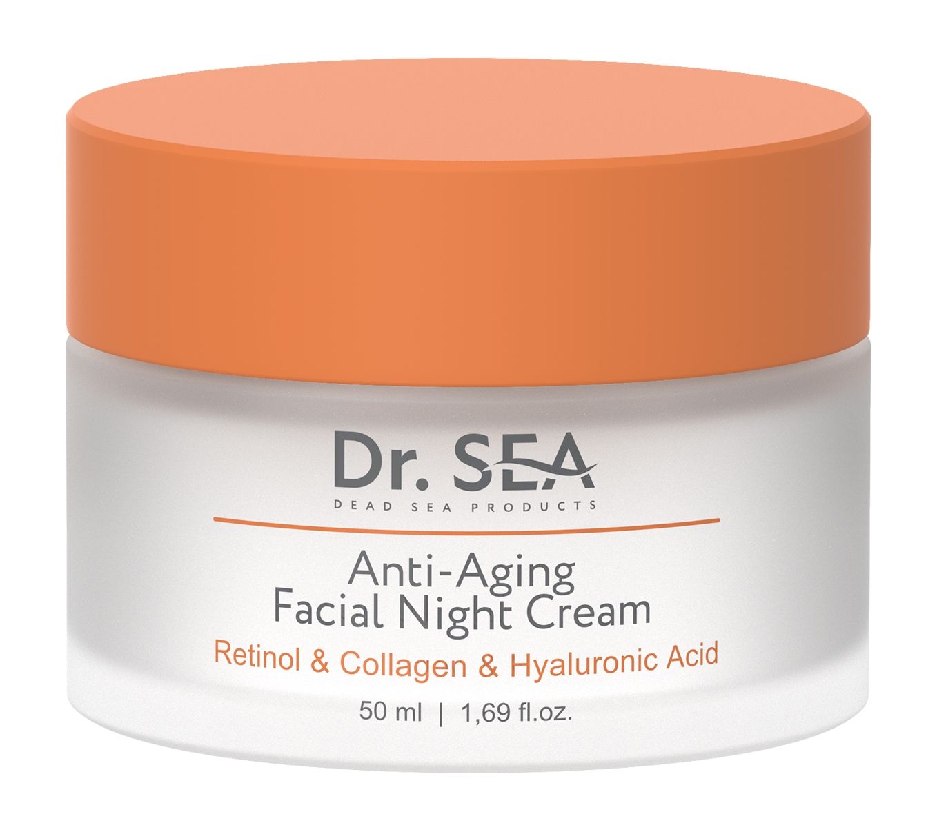 Крем для лица Dr.Sea Retinol&Collagen&Hyaluronic Acid Anti-Aging Facial Night Cream 50 мл