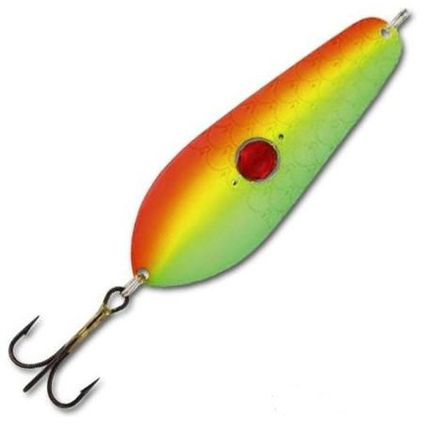 

Блесна Kuusamo Rasanen 90/28 (бусинка) GR/Fye/FR-S, UV, Разноцветный