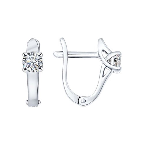 

Серьги из серебра с фианитом SOKOLOV 94025676, 94025676