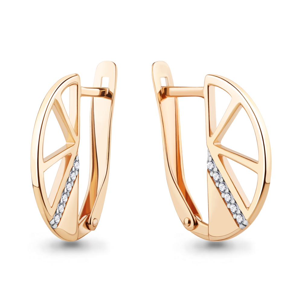 

Серьги из серебра с фианитом Aquamarine Aquamarine 49723А_925_з, 49723А_925_з