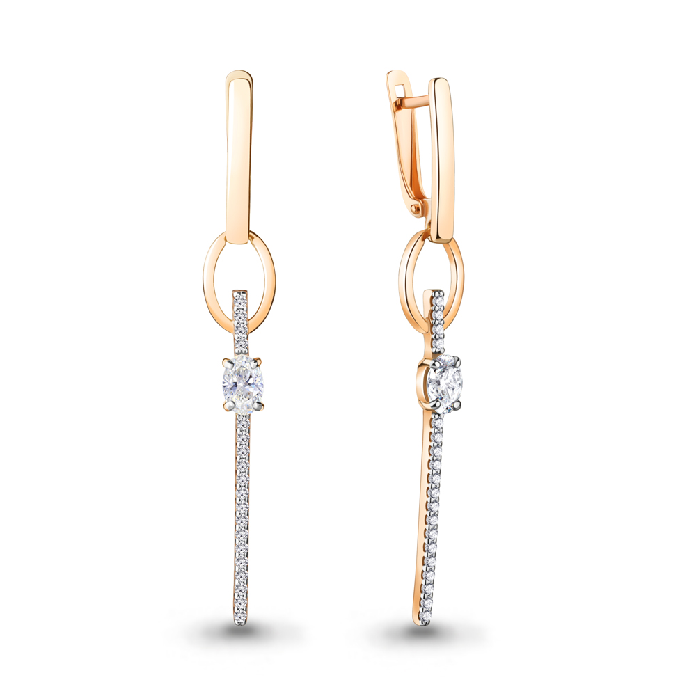 

Серьги из серебра с фианитом Aquamarine Aquamarine 49718А_925_з, 49718А_925_з