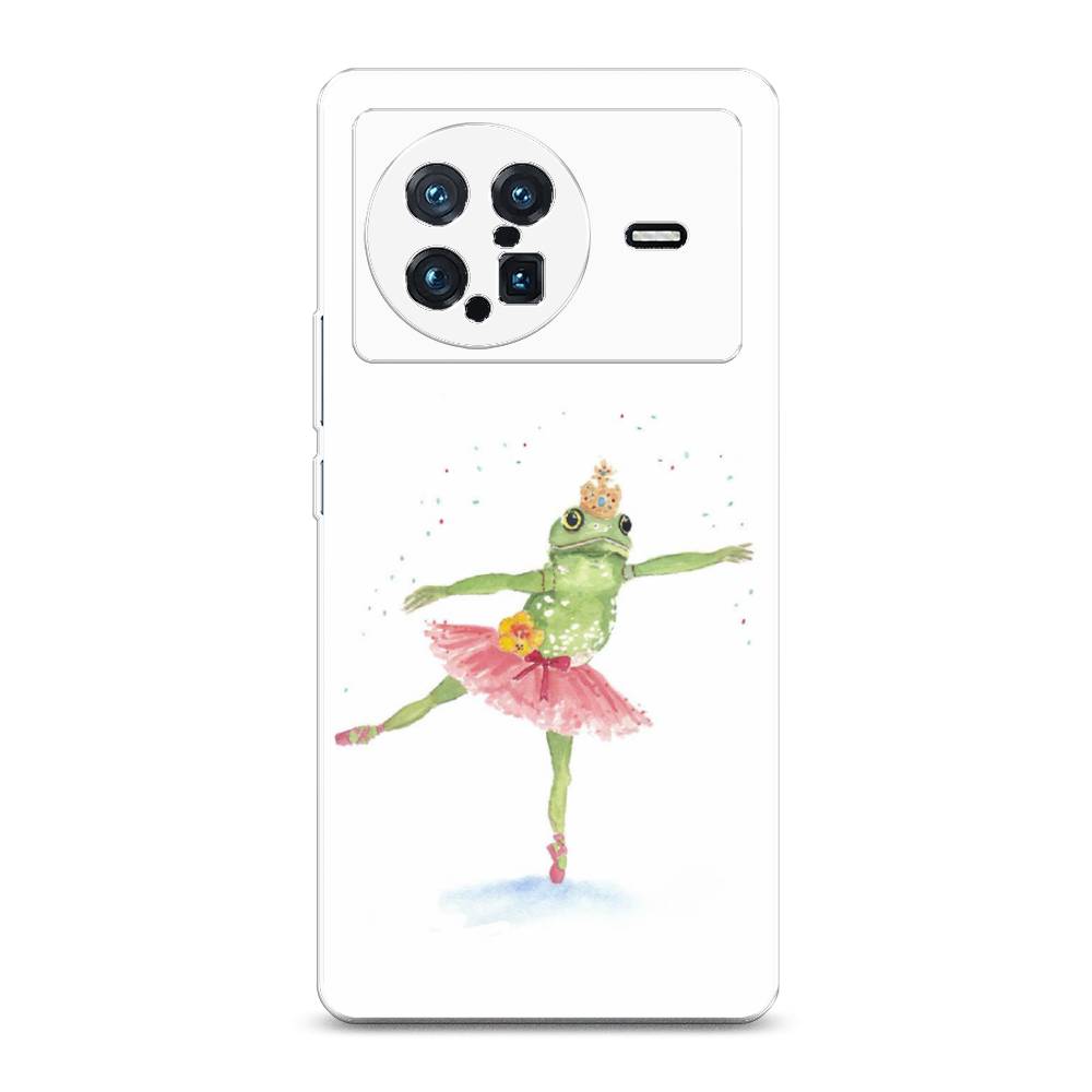 

Чехол на Vivo X Note "Лягушка-балерина", Зеленый, 266950-4