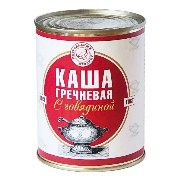

Каша гречневая Троицкий консервный комбинат с говядиной 340 г