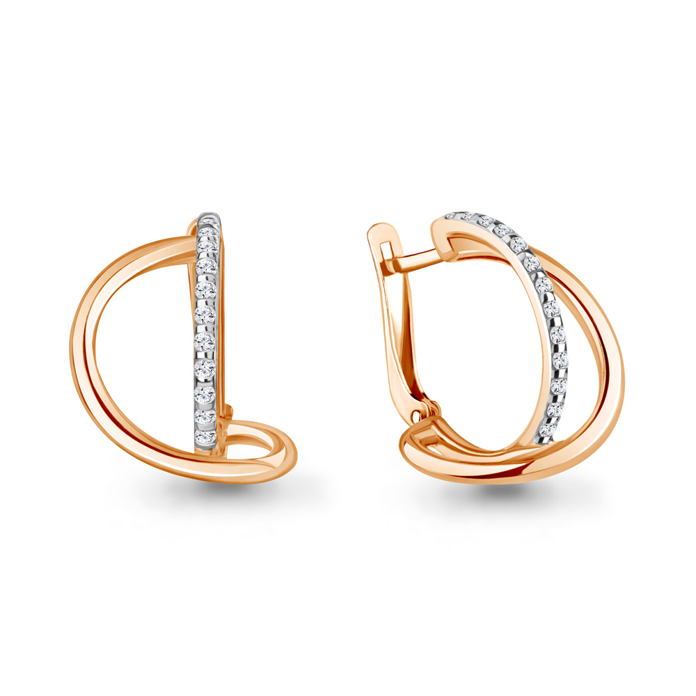 

Серьги из серебра с фианитом Aquamarine Aquamarine 49713А_925_з, 49713А_925_з