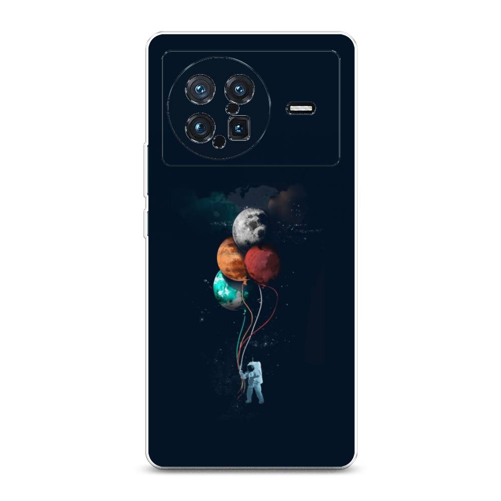 

Чехол на Vivo X Note "Космонавт с шариками", Разноцветный, 266950-4