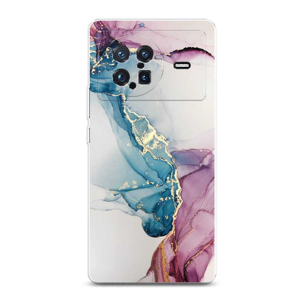 

Чехол на Vivo X Note "Розовые разводы рисунок", 266950-3
