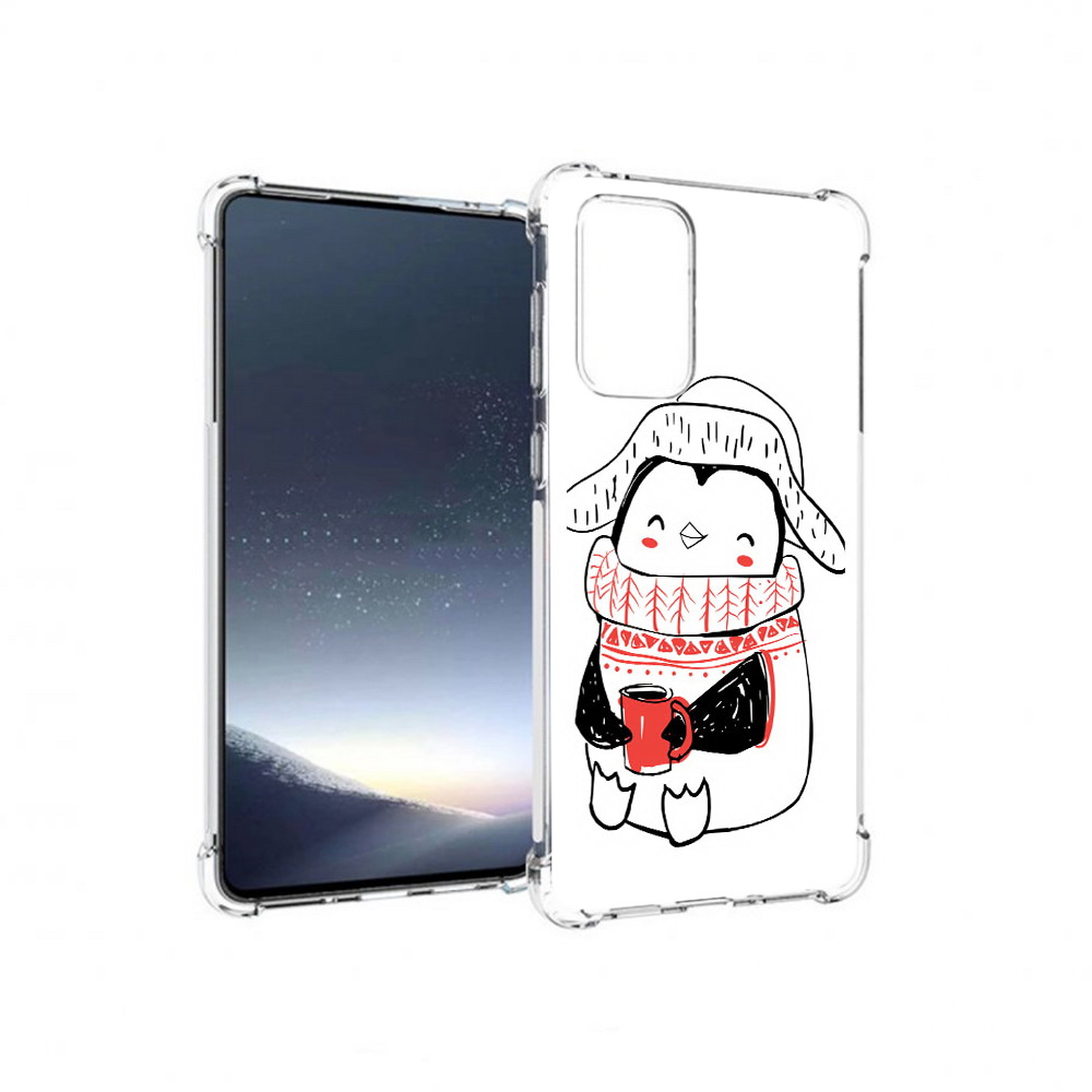 

Чехол MyPads Tocco для Samsung Galaxy A73 Милый пингвин (PT226913.548.115), Прозрачный, Tocco
