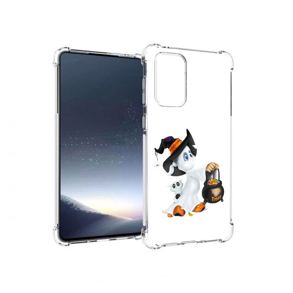 

Чехол MyPads Tocco для Samsung Galaxy A73 Маленький призрак (PT226913.548.113), Прозрачный, Tocco